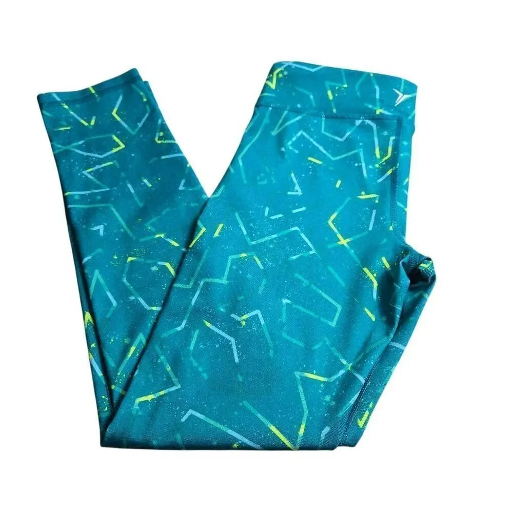 Old Navy green athletic go-dry leggings M8